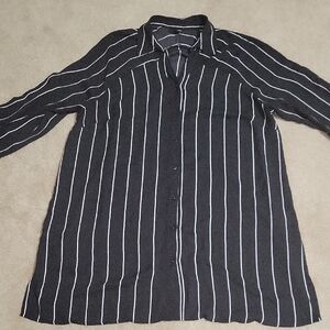 Alfani Monochrome Striped Shirt